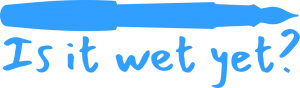 Is It Wet Yet? logo